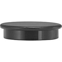10 Magnete schwarz Ø 3,8 x 1,03 cm von Neutral