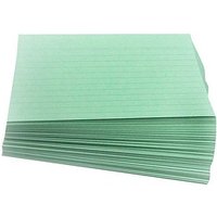 Karteikarten DIN A4 grün liniert, 100 St. Karteikarten DIN A4 grün liniert, 100 St. von Neutral