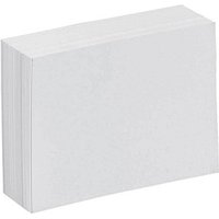 100 Karteikarten DIN A4 weiß blanko von Neutral