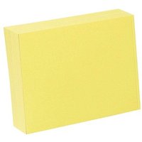 100 Karteikarten DIN A7 gelb blanko von Neutral
