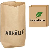 Müllbeutel 70,0 l braun 2x 60,0 g/qm, 100 St. von Neutral