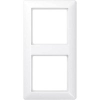 JUNG 2-fach Steckdosenrahmen weiß 15,2 x 8,1 cm JUNG 2-fach Steckdosenrahmen weiß 15,2 x 8,1 cm von Jung