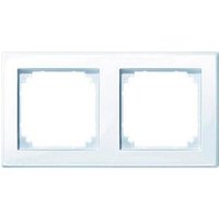 MERTEN 2-fach Steckdosenrahmen weiß 15,2 x 8,1 cm MERTEN 2-fach Steckdosenrahmen weiß 15,2 x 8,1 cm von Merten