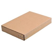 25 Wellpapp-Faltkartons PB-40 1-wellig braun 35,2 x 24,6 x 5,0 cm Außenmaß von Neutral