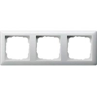 GIRA 3-fach Steckdosenrahmen weiß 22,3 x 8,1 cm GIRA 3-fach Steckdosenrahmen weiß 22,3 x 8,1 cm von GIRA