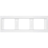 BERKER 3-fach Steckdosenrahmen weiß 22,3 x 8,1 cm BERKER 3-fach Steckdosenrahmen weiß 22,3 x 8,1 cm von BERKER
