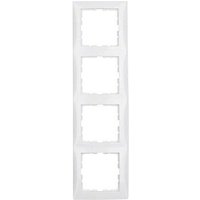 BERKER 4-fach Steckdosenrahmen weiß 29,4 x 8,1 cm BERKER 4-fach Steckdosenrahmen weiß 29,4 x 8,1 cm von BERKER