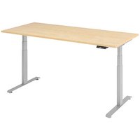 BaseLite elektrisch höhenverstellbarer Schreibtisch ahorn rechteckig, T-Fuß-Gestell silber 180,0 x 80,0 cm BaseLite elektrisch höhenverstellbarer Schreibtisch ahorn rechteckig, T-Fuß-Gestell silber 180,0 x 80,0 cm von BaseLite