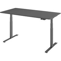 BaseLite elektrisch höhenverstellbarer Schreibtisch grafit rechteckig, T-Fuß-Gestell grau 160,0 x 80,0 cm BaseLite elektrisch höhenverstellbarer Schreibtisch grafit rechteckig, T-Fuß-Gestell grau 160,0 x 80,0 cm von BaseLite