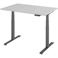 BaseLite elektrisch höhenverstellbarer Schreibtisch lichtgrau rechteckig, T-Fuß-Gestell grau 120,0 x 80,0 cm BaseLite elektrisch höhenverstellbarer Schreibtisch lichtgrau rechteckig, T-Fuß-Gestell grau 120,0 x 80,0 cm von BaseLite
