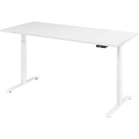 BaseLite elektrisch höhenverstellbarer Schreibtisch weiß rechteckig, T-Fuß-Gestell weiß 180,0 x 80,0 cm BaseLite elektrisch höhenverstellbarer Schreibtisch weiß rechteckig, T-Fuß-Gestell weiß 180,0 x 80,0 cm von BaseLite