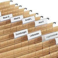 250 Beschriftungsschilder für Hängeregister weiß 250 Beschriftungsschilder für Hängeregister weiß von Neutral