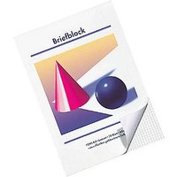 Briefblock Kugel und Kegel DIN A4 kariert Briefblock Kugel und Kegel DIN A4 kariert von Neutral