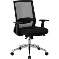 Bürostuhl, 10010 Stoff schwarz, Gestell silber Bürostuhl, 10010 Stoff schwarz, Gestell silber von Neutral