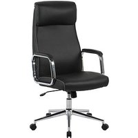 Bürostuhl, 10017 Kunstleder schwarz, Gestell silber Bürostuhl, 10017 Kunstleder schwarz, Gestell silber von Neutral