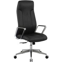Chefsessel, 10012 Kunstleder schwarz, Gestell silber Chefsessel, 10012 Kunstleder schwarz, Gestell silber von Neutral