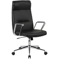 Chefsessel, 10014 Kunstleder schwarz, Gestell silber Chefsessel, 10014 Kunstleder schwarz, Gestell silber von Neutral