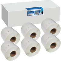 Etikettenrollen für Etikettendrucker ersetzt Dymo S0722430/99014 weiß, 54,0 x 101,0 mm, 6 x 220 Etiketten Etikettenrollen für Etikettendrucker ersetzt Dymo S0722430/99014 weiß, 54,0 x 101,0 mm, 6 x 220 Etiketten von Neutral