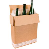 Flaschenkarton für 3 Flaschen 32,5 x 12,3 x 40,6 cm Flaschenkarton für 3 Flaschen 32,5 x 12,3 x 40,6 cm von Neutral