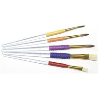 Grippy Pinsel-Set Größe 4, 6, 8,10, 12, 5-teilig von Neutral