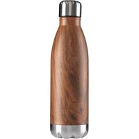 Isolierflasche Wood braun 0,5 l von Neutral