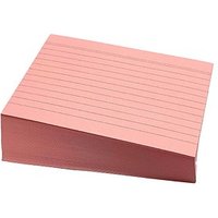 Karteikarten DIN A5 rosa liniert, 100 St. Karteikarten DIN A5 rosa liniert, 100 St. von Neutral