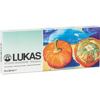 LUKAS Temperafarben farbsortiert 12x 19,0 ml von Neutral