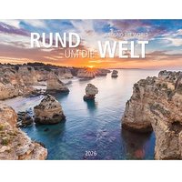 Monats-Wandkalender Rund um die Welt 2026 von Neutral