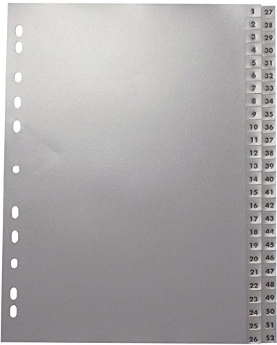 NEUTRAL 1117 Ordnerregister A4 1-52 grau NEUTRAL 1117 Ordnerregister A4 1-52 grau von Neutral