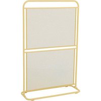 Outdoor Sichtschutz-Stellwand Divido gelb 80,0 x 124,0 cm von Neutral