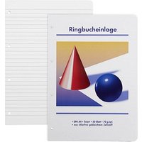 Ringbucheinlagen Kugel und Kegel A4 liniert, 50 Blätter, 10 Satz Ringbucheinlagen Kugel und Kegel A4 liniert, 50 Blätter, 10 Satz von Neutral