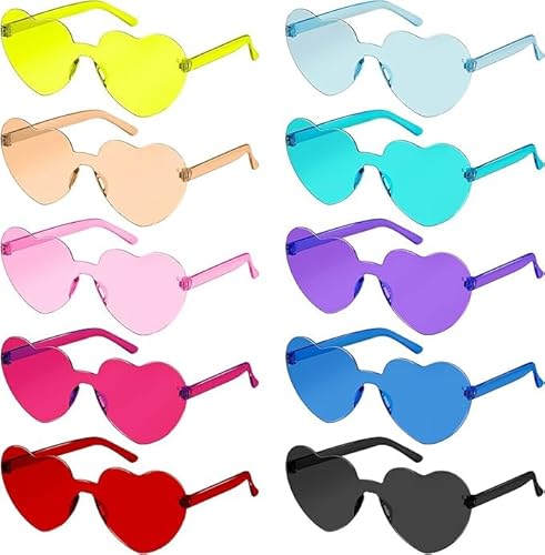 Neuytiky 10 Party Brille, Herz Sonnenbrille, Hippie Brille,Magische Farben Party Brille,Rund Herz Sonnenbrille Lustige Partybrillen für Fasching Foto Requisiten für Kinder und Erwachsene Neuytiky 10 Party Brille, Herz Sonnenbrille, Hippie Brille,Magische Farben Party Brille,Rund Herz Sonnenbrille Lustige Partybrillen für Fasching Foto Requisiten für Kinder und Erwachsene von Neuytiky