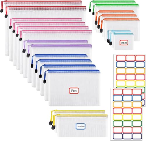 Neuytiky21Dokumententasche, Stück Transparente Reißverschlusstaschen, wasserdichte dokumententasche, Zipper Tasche für Dateiordnung, Lagerung von Schreibwaren Neuytiky21Dokumententasche, Stück Transparente Reißverschlusstaschen, wasserdichte dokumententasche, Zipper Tasche für Dateiordnung, Lagerung von Schreibwaren von Neuytiky