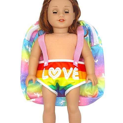 Doll Rucksack Carrier - Puppenträger Vorderpreisbeutel, Puppenträger Fun Babydoll Accessoires Frontlagertaschen für America Puppe 12 Zoll bis 18 Zoll Puppen | Puppen -Rucksackträger für amerikanisches Doll Rucksack Carrier - Puppenträger Vorderpreisbeutel, Puppenträger Fun Babydoll Accessoires Frontlagertaschen für America Puppe 12 Zoll bis 18 Zoll Puppen | Puppen -Rucksackträger für amerikanisches von NevPuose