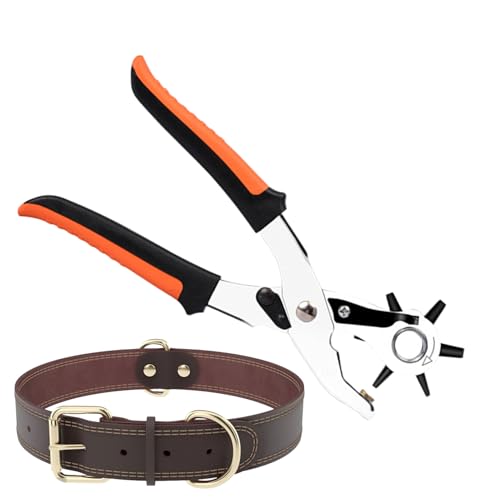 NevPuose Leder Lochstanzer, Verstellbare Rotations-Locherzange, Ergonomischer Griff, Multifunktionale Bastelzubehör Für Schuhe Sättel Rucksäcke NevPuose Leder Lochstanzer, Verstellbare Rotations-Locherzange, Ergonomischer Griff, Multifunktionale Bastelzubehör Für Schuhe Sättel Rucksäcke von NevPuose