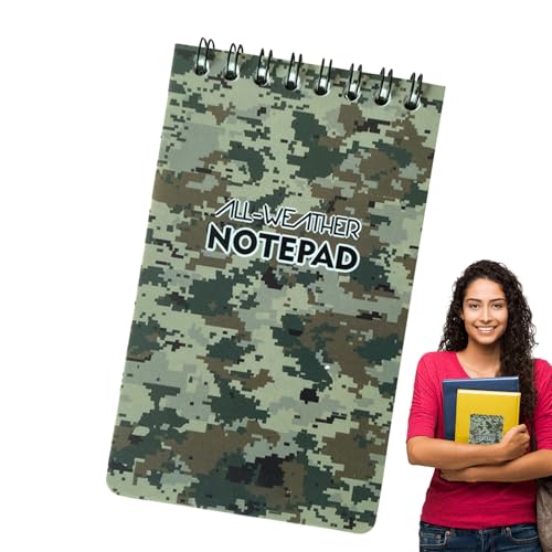NevPuose Schreibblock im Freien - wasserdichtes Taschenjournal, Spiral Field | Kompaktwetterfestes Memo -Tracker für Wanderpakete, Forstwirtschaft, Ingenieurumfragen, Bauprojekte, taktische Abenteuer NevPuose Schreibblock im Freien - wasserdichtes Taschenjournal, Spiral Field | Kompaktwetterfestes Memo -Tracker für Wanderpakete, Forstwirtschaft, Ingenieurumfragen, Bauprojekte, taktische Abenteuer von NevPuose