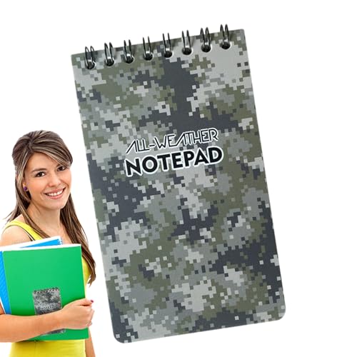 NevPuose Schreibblock im Freien - wasserdichtes Taschenjournal, Spiral Field | Kompaktwetterfestes Memo -Tracker für Wanderpakete, Forstwirtschaft, Ingenieurumfragen, Bauprojekte, taktische Abenteuer NevPuose Schreibblock im Freien - wasserdichtes Taschenjournal, Spiral Field | Kompaktwetterfestes Memo -Tracker für Wanderpakete, Forstwirtschaft, Ingenieurumfragen, Bauprojekte, taktische Abenteuer von NevPuose
