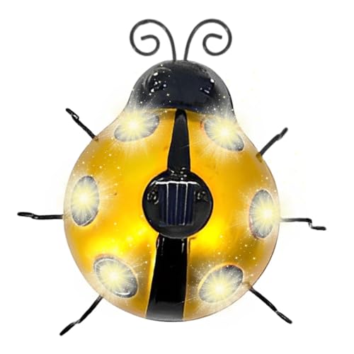 Solar Ladybug Lights - LED -Gartenwanzenleuchten, Outdoor Solar Yard Lantern | Einstellbare Landschaft Leichte, Wasserdichte Dekorative Pfadfleck Licht, Solargartenfigur Dekoration, Terrasse Bo Solar Ladybug Lights - LED -Gartenwanzenleuchten, Outdoor Solar Yard Lantern | Einstellbare Landschaft Leichte, Wasserdichte Dekorative Pfadfleck Licht, Solargartenfigur Dekoration, Terrasse Bo von NevPuose