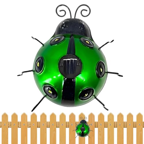 Solar Ladybug Lights - LED -Gartenwanzenleuchten, Outdoor Solar Yard Lantern | Einstellbare Landschaft Leichte, Wasserdichte Dekorative Pfadfleck Licht, Solargartenfigur Dekoration, Terrasse Bo Solar Ladybug Lights - LED -Gartenwanzenleuchten, Outdoor Solar Yard Lantern | Einstellbare Landschaft Leichte, Wasserdichte Dekorative Pfadfleck Licht, Solargartenfigur Dekoration, Terrasse Bo von NevPuose