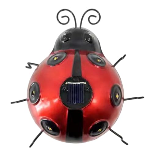 Solar Ladybug Lights - LED -Gartenwanzenleuchten, Outdoor Solar Yard Lantern | Einstellbare Landschaft Leichte, Wasserdichte Dekorative Pfadfleck Licht, Solargartenfigur Dekoration, Terrasse Bo Solar Ladybug Lights - LED -Gartenwanzenleuchten, Outdoor Solar Yard Lantern | Einstellbare Landschaft Leichte, Wasserdichte Dekorative Pfadfleck Licht, Solargartenfigur Dekoration, Terrasse Bo von NevPuose