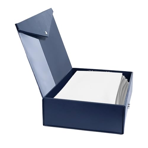 A4 -Dokumentorganisator - Papierspeicherordner, Datei Carry Case | Erweiterbares Multi -Taschen -Design sicherer -Verschluss, langlebige Außenhülle für die Aufbewahrung von Berichten oder Notizen von Nevalerra