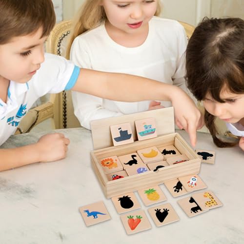 Nevalerra Formen | Holzfiguren mit Schattenpaarung, pädagogische Aktivität mit und Gemüse für Kinder ab 3 Jahren zu Hause oder im Klassenzimmer Nevalerra Formen | Holzfiguren mit Schattenpaarung, pädagogische Aktivität mit und Gemüse für Kinder ab 3 Jahren zu Hause oder im Klassenzimmer von Nevalerra