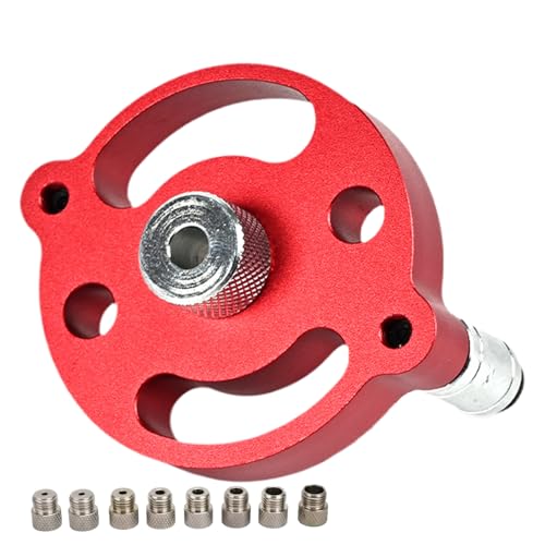 Nevalerra Holzbearbeitungs -Dowelling -Jig -Locator, Positionierung von Aluminiumlegierung,Vertikaler Dübel Jig Aluminiumlegierung Bohrpositionierer | Precision Locator, Holz -Dübel von Nevalerra