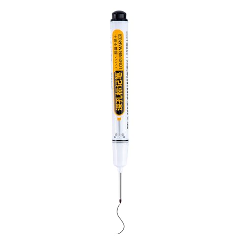 Nevalerra Markierstift für tiefe Löcher, Marker mit tiefer - Schnell trocknender Markierungsstift mit langer Spitze - Multifunktionale Tieflochmarkierungsstifte, Markierungsstifte mit langer Nevalerra Markierstift für tiefe Löcher, Marker mit tiefer - Schnell trocknender Markierungsstift mit langer Spitze - Multifunktionale Tieflochmarkierungsstifte, Markierungsstifte mit langer von Nevalerra