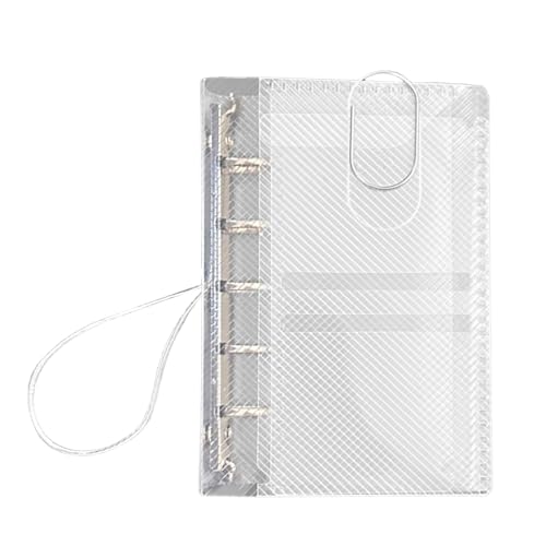 Nevalerra Notebook Ordner,5-Ring Schutzumschlag - M5 Drei-Fach Foto Kartenhalter Ringbuch - Für Papier Aufbewahrung Home Schule Reise Kunst Organisation von Nevalerra
