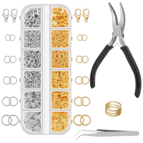 Nevalerra Sprungringe Für Schmuck | Halskettenverschlüsse Und Verschlussmechanismen | Schmuckzubehör Für Festliche Anlässe Casual Stil Reise Jahrestage von Nevalerra