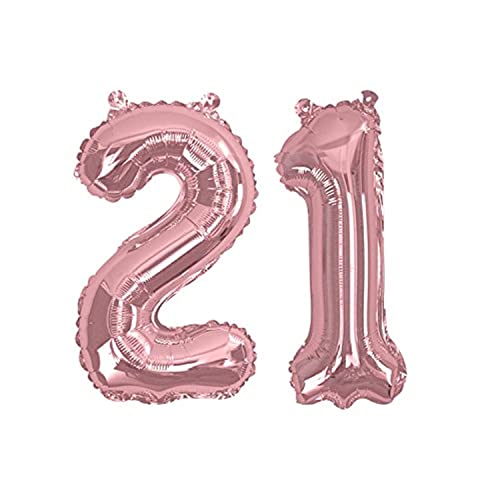Folienballons - Roségold "21" Folienballons - Roségold "21" von Neviti