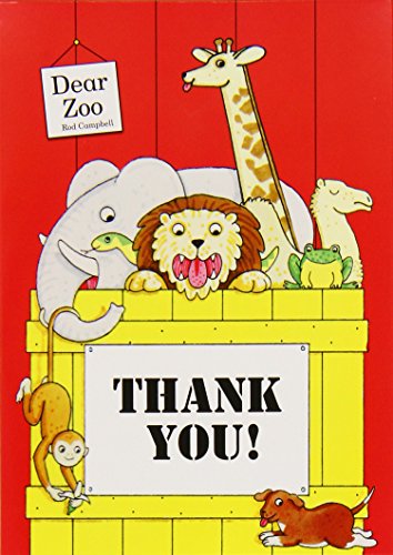 Neviti Dankeskarte Thank You - Dear Zoo von Neviti
