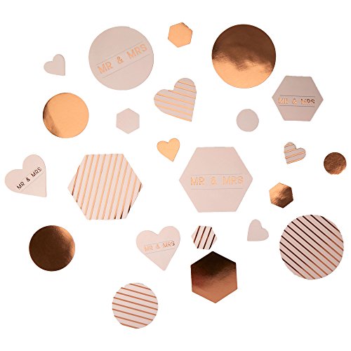Neviti Geo Blush-Tischstreukonfetti, Papier, 5 x 5 x 0.1 cm Neviti Geo Blush-Tischstreukonfetti, Papier, 5 x 5 x 0.1 cm von Neviti