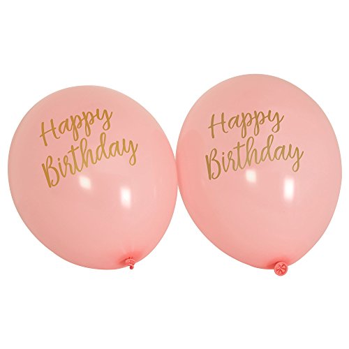 Neviti Pattern Works Ballons Happy Birthday, Pink von Neviti